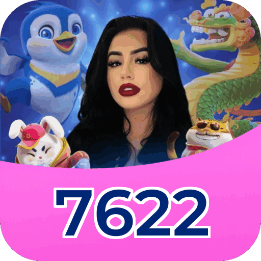 Interface do aplicativo 7622 mostrando jogos disponíveis no iOS e Android